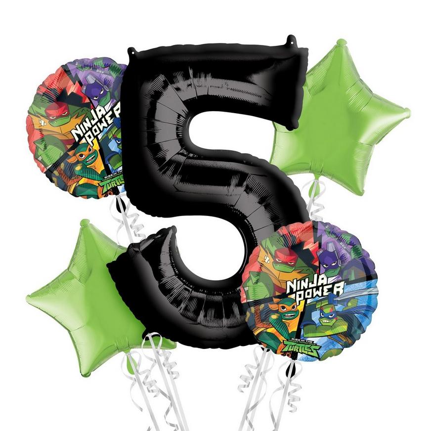 Teenage Mutant Ninja Turtles Balloon Bouquet 5pc